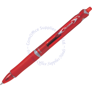 PILOT ACROBALL BALL PEN BAB-15F-BG 0.7MM RED