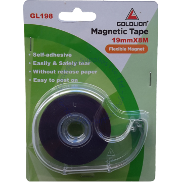 GOLDLION MAGNETIC TAPE GL198 19MMx8M