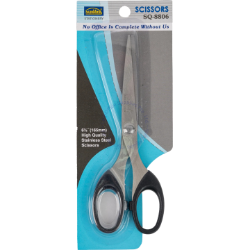 SUREMARK SCISSOR SQ-8806 6.5" BLACK