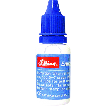 SHINY EMINENT STAMP INK E-161-3 15ML BLUE