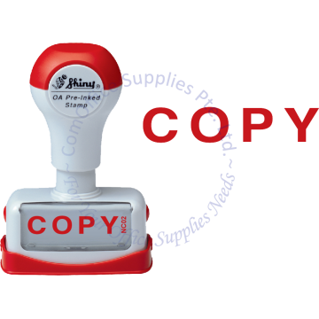 SHINY OA PRE-INKED STAMP - COPY (NC02)
