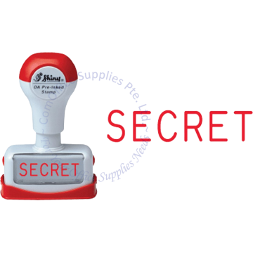 SHINY OA PRE-INKED STAMP - SECRET (NS05)