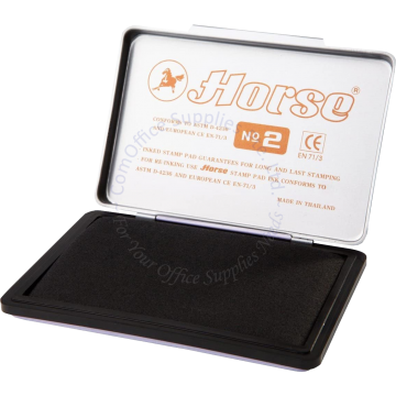 HU HUA STAMP PAD #2 (122x84MM) - BLACK