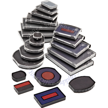 SHINY STAMP PAD R-538D-7 BLUE/RED
