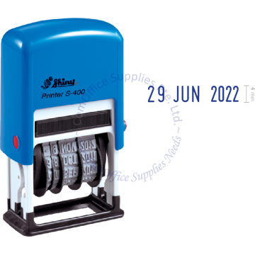 SHINY SELF INKING DATE STAMP S-400