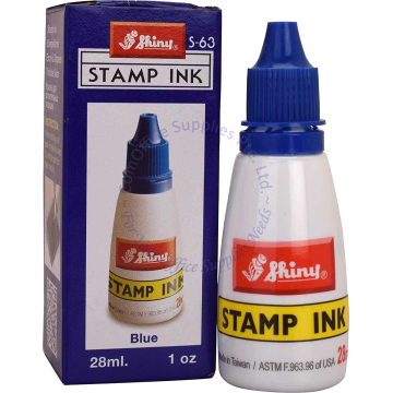SHINY STAMP PAD INK S63 BLUE 28ML