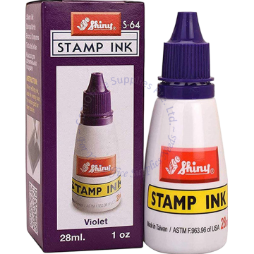 SHINY STAMP PAD INK S64 PURPLE 28ML