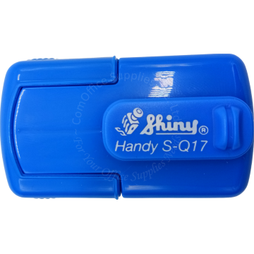 SHINY HANDY SELF INKING STAMP W/RUBBER SQ-17 17MM