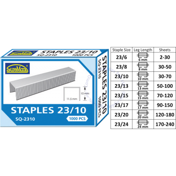 SUREMARK/ETONA STAPLES REFILL SQ-2310 (23/10)