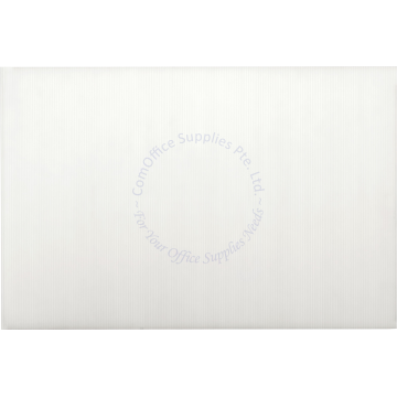 CORRUGATED PLASTIC BOARD 500x740x3MM - CLEAR