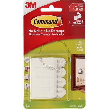 3M COMMAND PICTURE HANGING STRIPS 17202 (S)