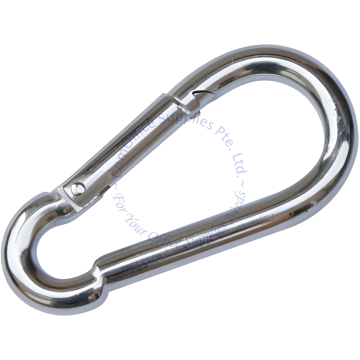 OVAL HOOK METAL (CARABINA) WITHOUT LOCK