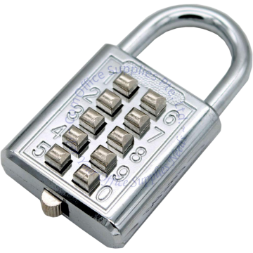 PUSH BUTTON 10DIGIT NUMBER LOCK 35MM