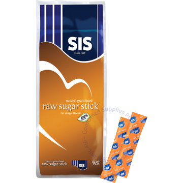 SIS BROWN RAW SUGAR STICK (3.5Gx100s)