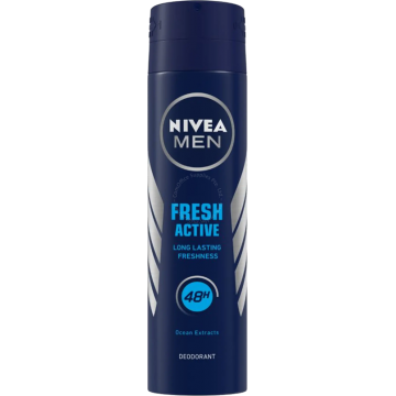 NIVEA MEN DEODORANT SPRAY 150ML - FRESH ACTIVE
