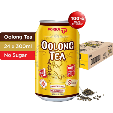 POKKA CAN DRINKS (300MLx24s) - OOLONG TEA