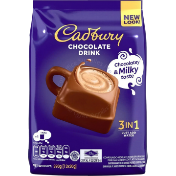 CADBURY HOT CHOCOLATE 3-IN-1 DRINK (30Gx13s)
