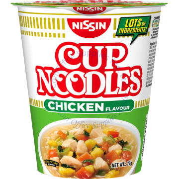 NISSIN INSTANT CUP NOODLES 72G - CHICKEN
