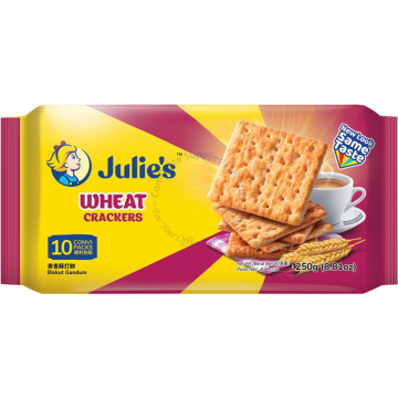 JULIE'S CRACKERS 250G - WHEAT (10s)