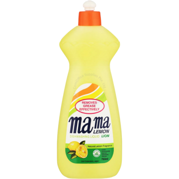 MAMA LEMON DISHWASHING LIQUID 750ML