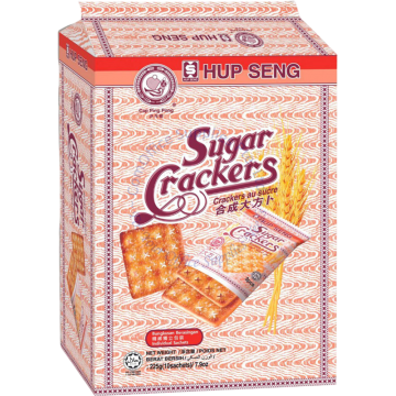 HUP SENG CRACKERS (22.5Gx10s) - SUGAR