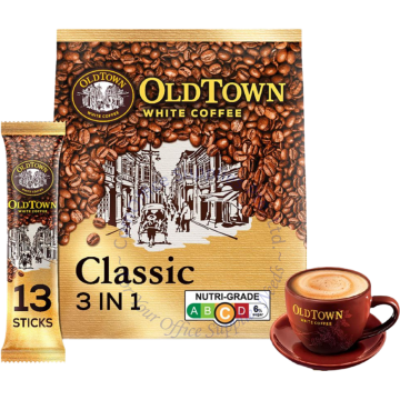 OLD TOWN INSTANT WHITE COFFEE 3-IN-1 - CLASSIC (31.6Gx13s)