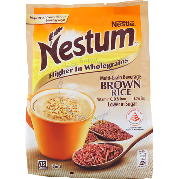 NESTUM CEREAL 3-IN-1 DRINK - BROWN RICE (27Gx15s)