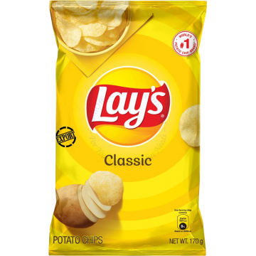 LAY'S POTATO CHIPS 170G - CLASSIC