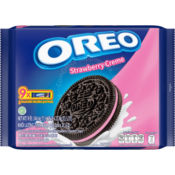 OREO COOKIE SANDWICH BISCUIT (26.25Gx9s) - STRAWBERRY