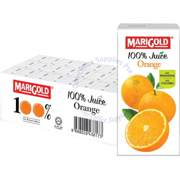 MARIGOLD 100% PACKET JUICE (200MLx24s) - ORANGE
