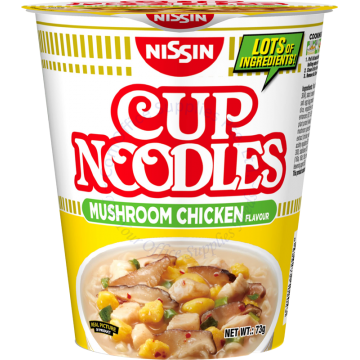 NISSIN INSTANT CUP NOODLES 73G - MUSHROOM CHICKEN