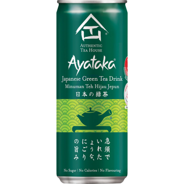AUTHENTIC TEA HOUSE CAN DRINKS (300MLx24s) - AYATAKA GREEN TEA