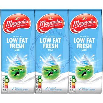 MAGNOLIA UHT PACKET MILK (200MLx6s) - LOW FAT