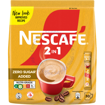 NESCAFE INSTANT COFFEE 2-IN-1 (9Gx30s) - ORIGINAL (ZERO SUGAR ADDED)