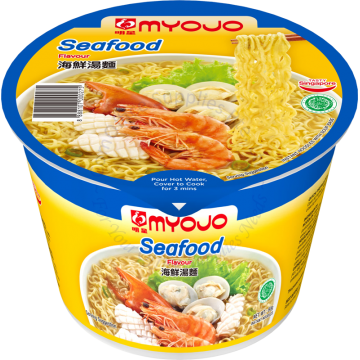 MYOJO INSTANT BOWL NOODLES 80G - SEAFOOD