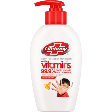 LIFEBUOY ANTI-BACTERIAL HAND SOAP 200ML - TOTAL PROTECT