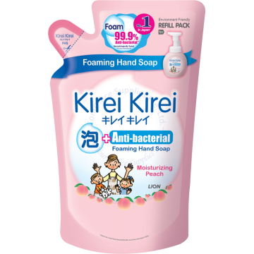 KIREI KIREI ANTI-BACTERIAL HAND SOAP REFILL 200ML - MOISTURIZING PEACH