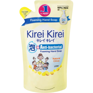 KIREI KIREI ANTI-BACTERIAL HAND SOAP REFILL 200ML - NATURAL CITRUS