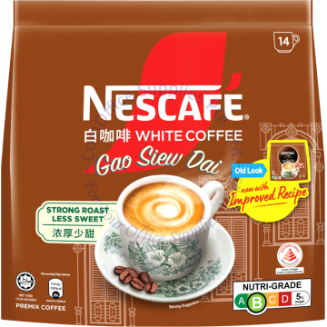 NESCAFE INSTANT WHITE COFFEE (30Gx14s) - GAO SIEW DAI