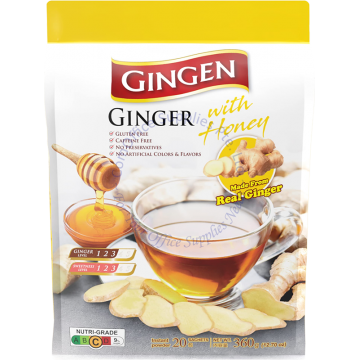 GINGEN INSTANT GINGER POWDER W/HONEY (18Gx20s)