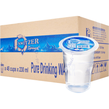 SWITZER SPRING PURE DRINKING WATER CUP (230MLx48s)