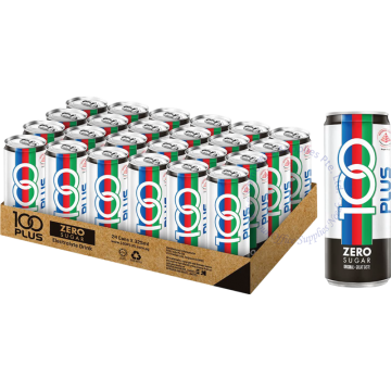 100 PLUS ISOTONIC CAN DRINKS (325MLx24s) - ZERO SUGAR