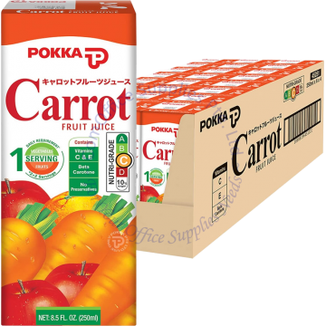 POKKA PACKET DRINKS (250MLx24s) - CARROT FRUIT JUICE