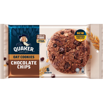 QUAKERS OATS COOKIES (27Gx6s) - CHOCOLATE CHIP
