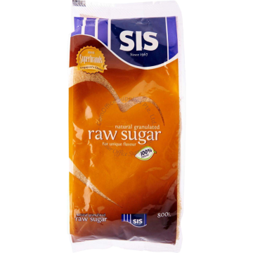 SIS RAW SUGAR 800G