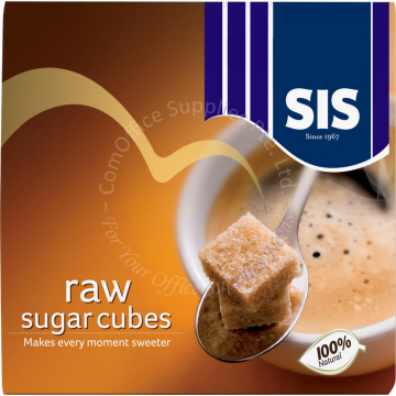 SIS RAW SUGAR - CUBES 454G
