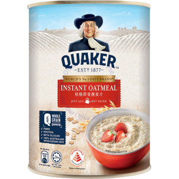QUAKERS INSTANT OATMEAL TIN (800G)