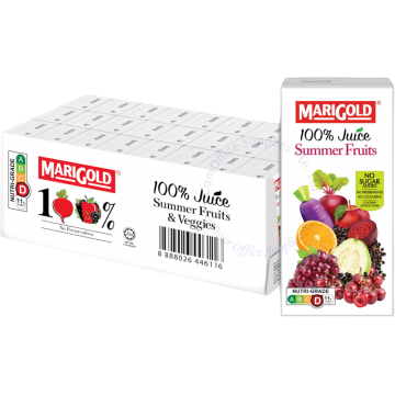MARIGOLD 100% PACKET JUICE (200MLx24s) - SUMMER FRUITS & VEGGIES