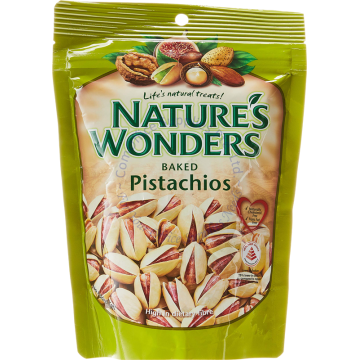 NATURE'S WONDERS - BAKED PISTACHIOS 200G