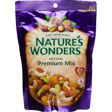 NATURE'S WONDERS - NATURAL PREMIUM MIX 380G